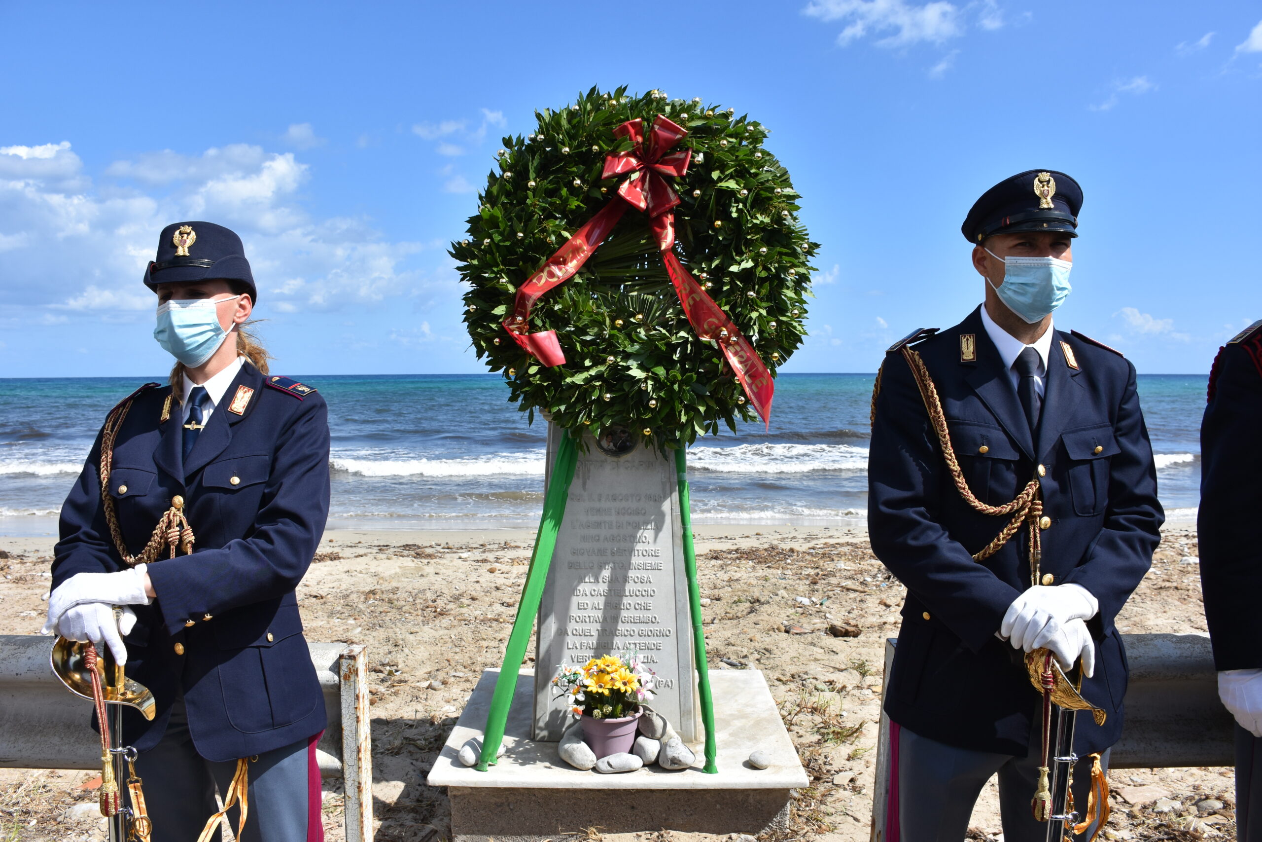 Commemorazione per l’uccisione dell’agente Agostino e moglie