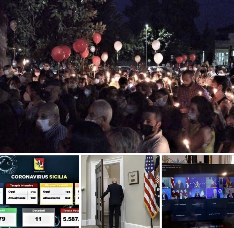 Tanomattinale 25 agosto 2021: SOS Coviddi Sicilia; AfghaBiden