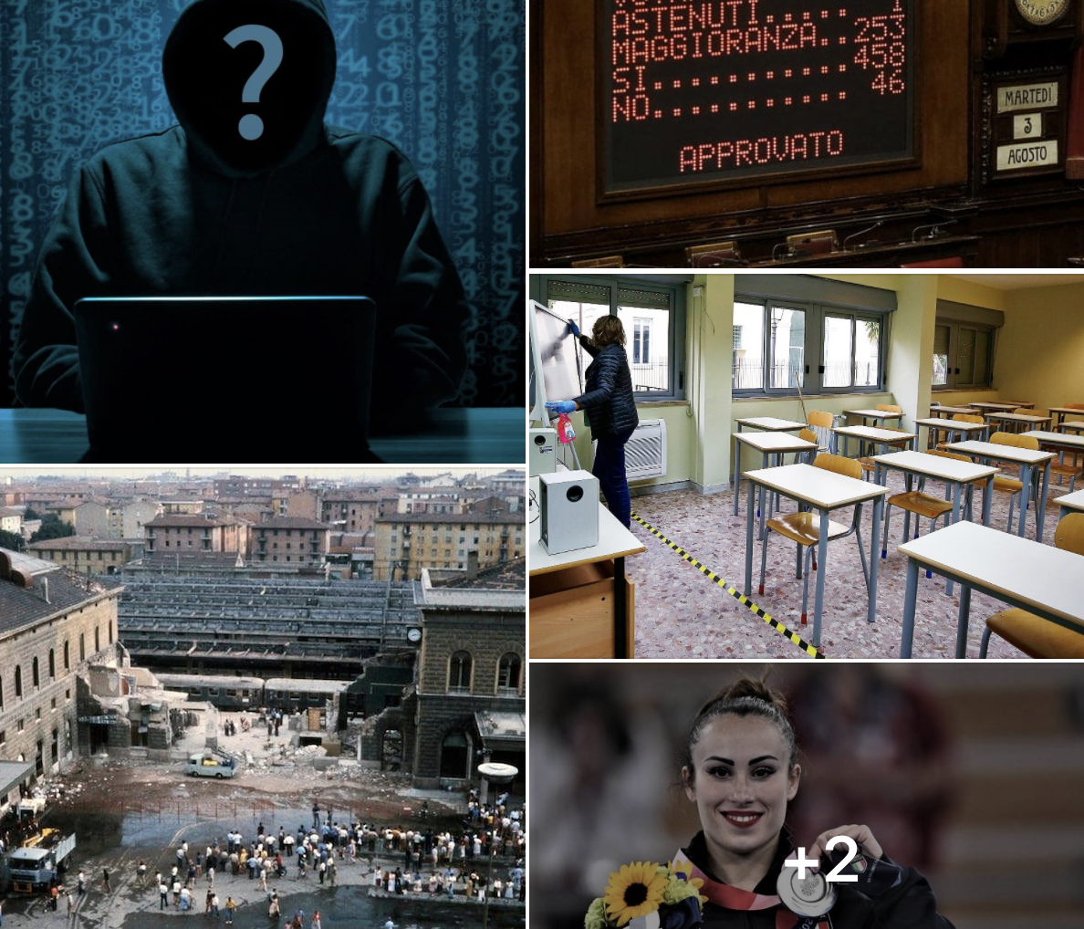 #Tanomattinale 3 agosto 2021: i crackers del Lazio, Gladio e P2, arriva la “declassificazione” dei documenti, giustizia,Sicilia, direttiva scuola in presenza, Vanessa