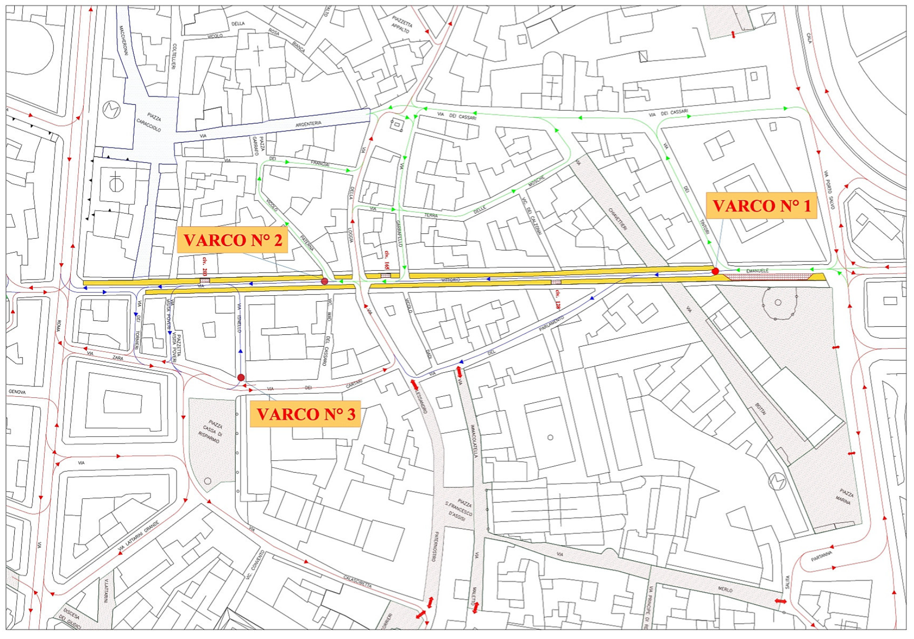Pedonalizzazione del Cassaro a Palermo, emesse le ordinanze