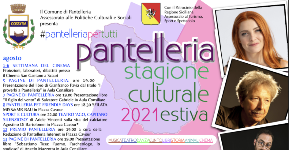 Pantelleria, iniziano gli eventi di agosto della Stagione Culturale Estiva del Comune