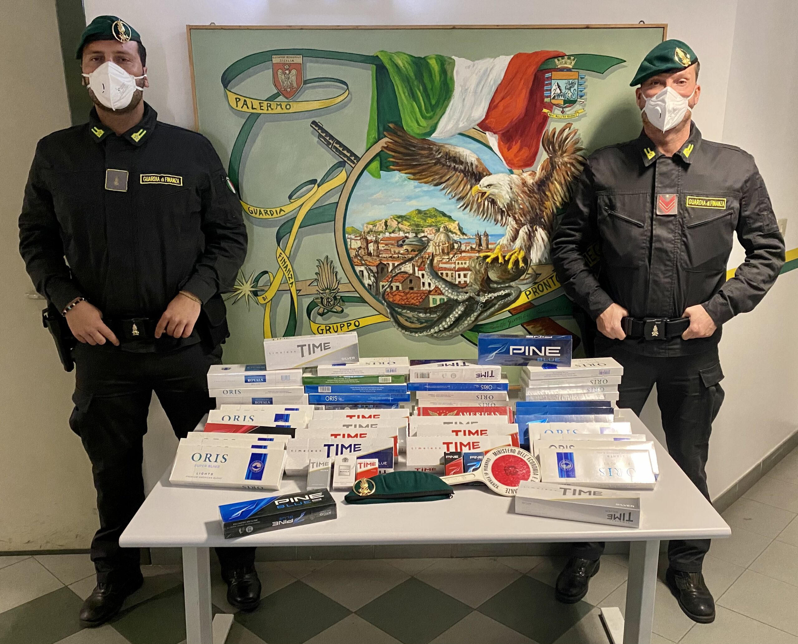Sequestrati a Palermo oltre 80kg di tabacchi lavorati esteri