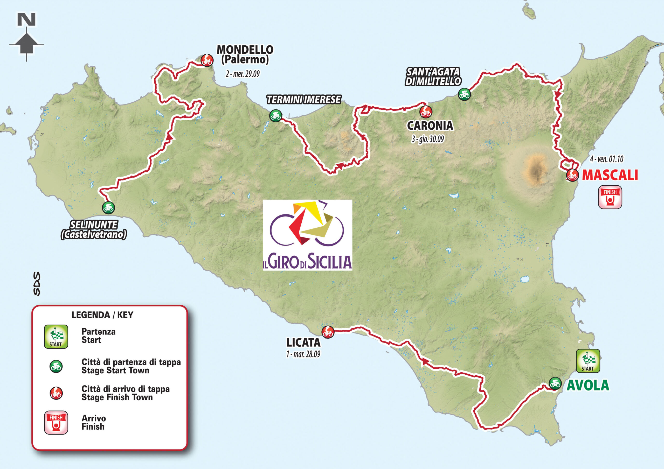 Ciclismo: torna Il Giro di Sicilia, l’Isola riabbraccia la sua corsa