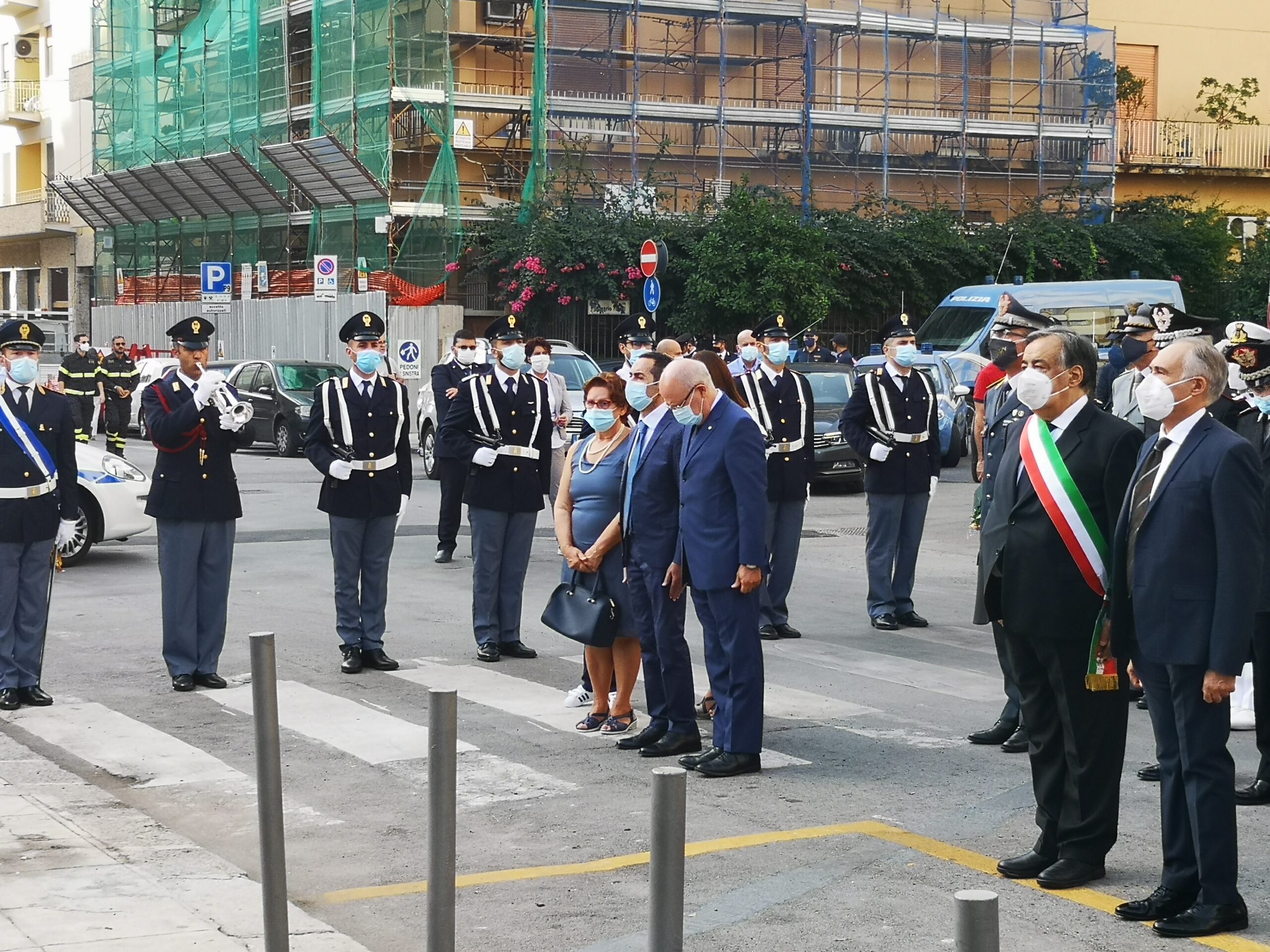 Orlando alla commemorazione di Cesare Terranova e Lenin Mancuso
