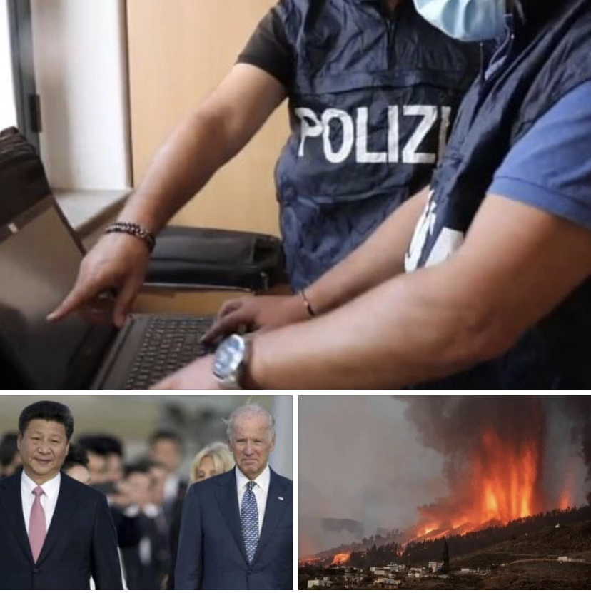 Tanomattinale 22 settembre 2021: orchi, arresti e denunce; Biden e Xi all’ONU; la lava avanza nelle Canarie