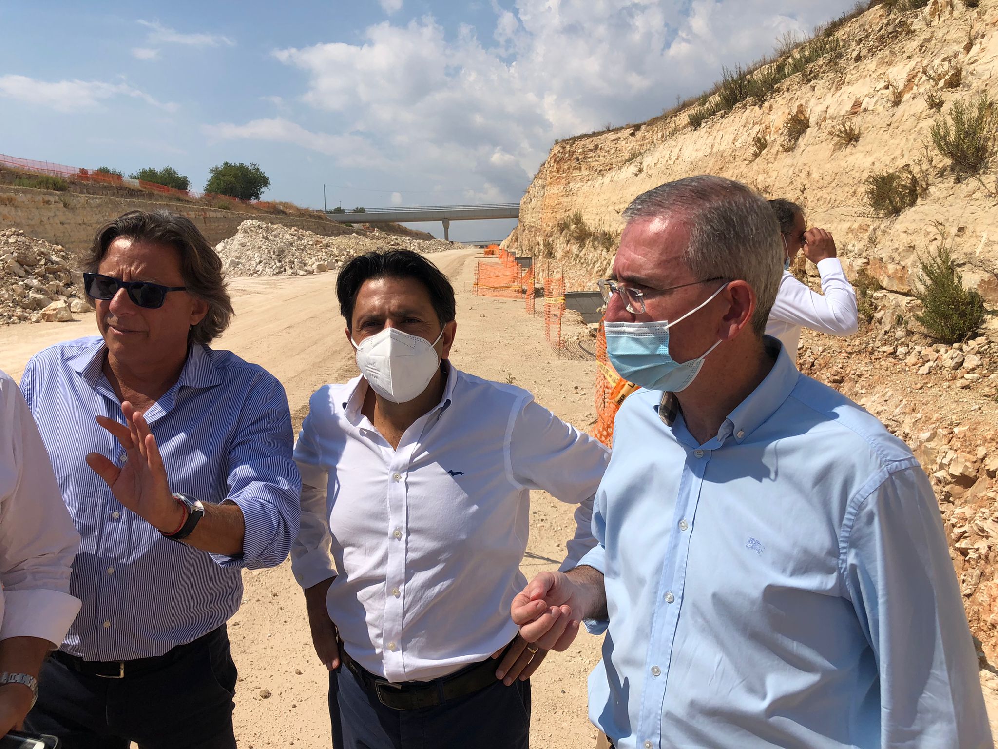 Falcone al cantiere Ispica-Modica: “Finire la nuova tratta entro il 2022”