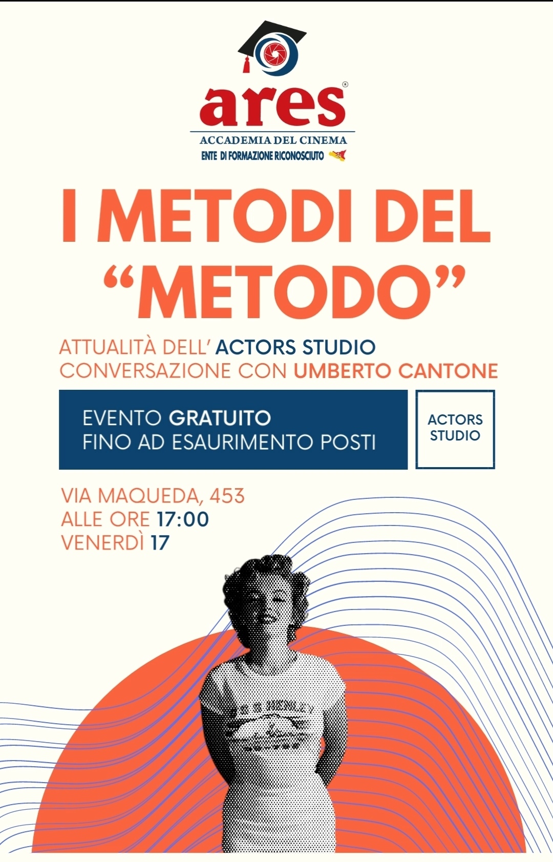 “I metodi del metodo’, Attualità dell’Actors Studio”: conversazione di Umberto Cantone