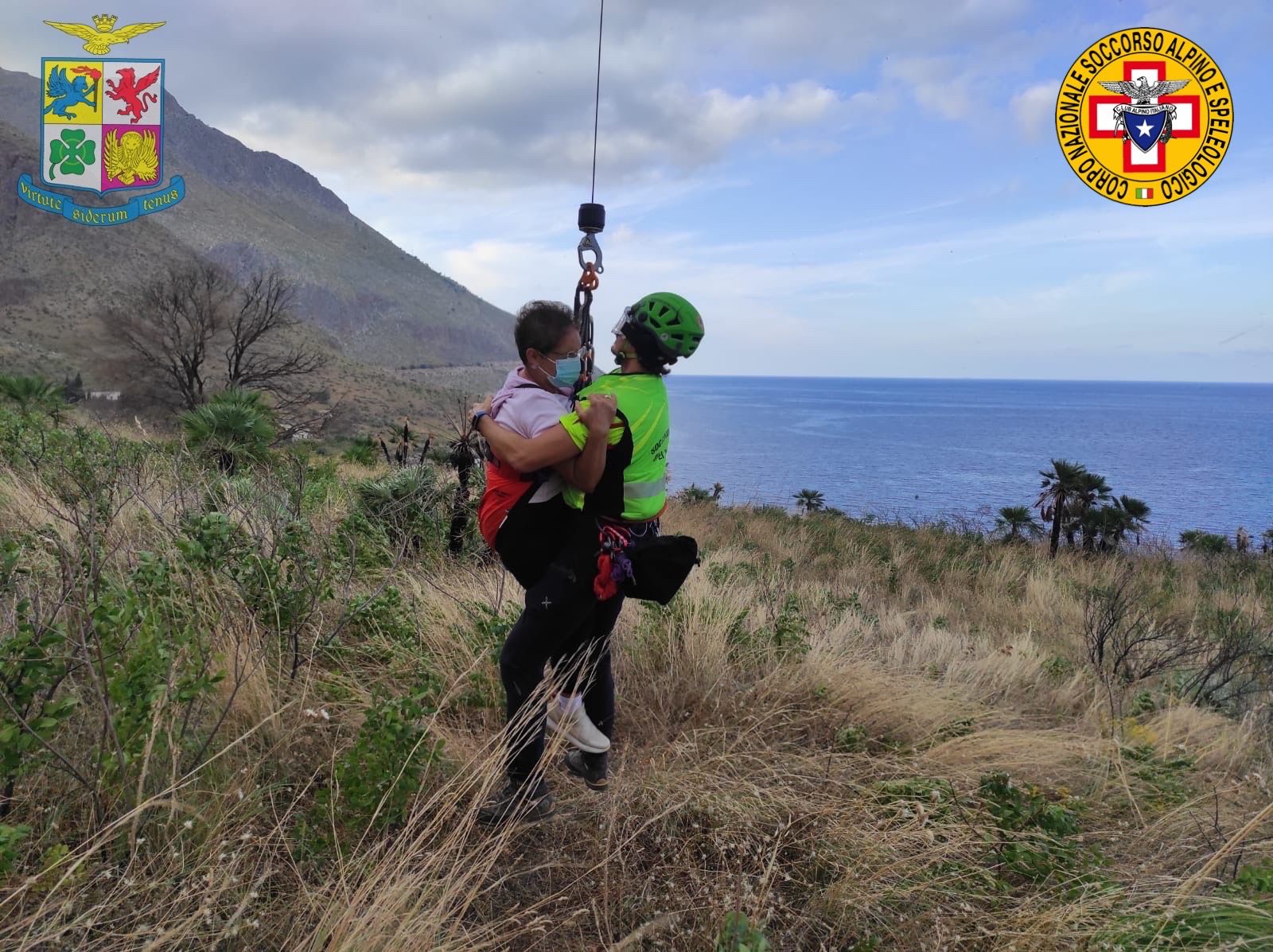Bambina ferita nella riserva dello Zingaro: interviene il soccorso alpino