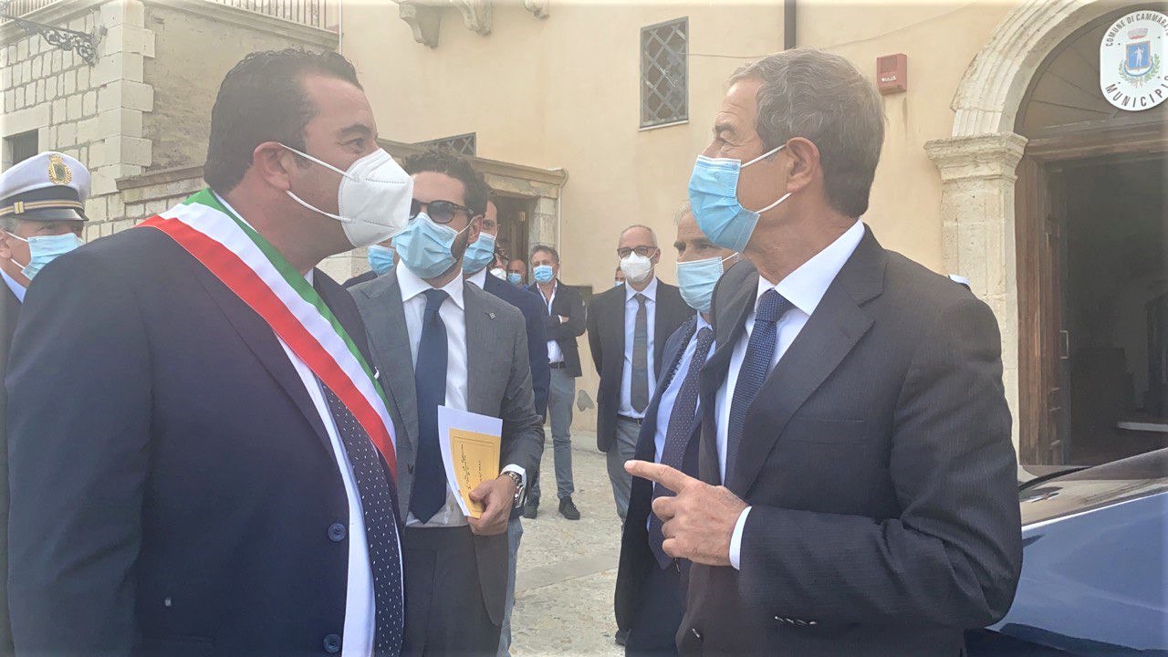 Cammarata, Musumeci conclude il primo tour nell’Agrigentino