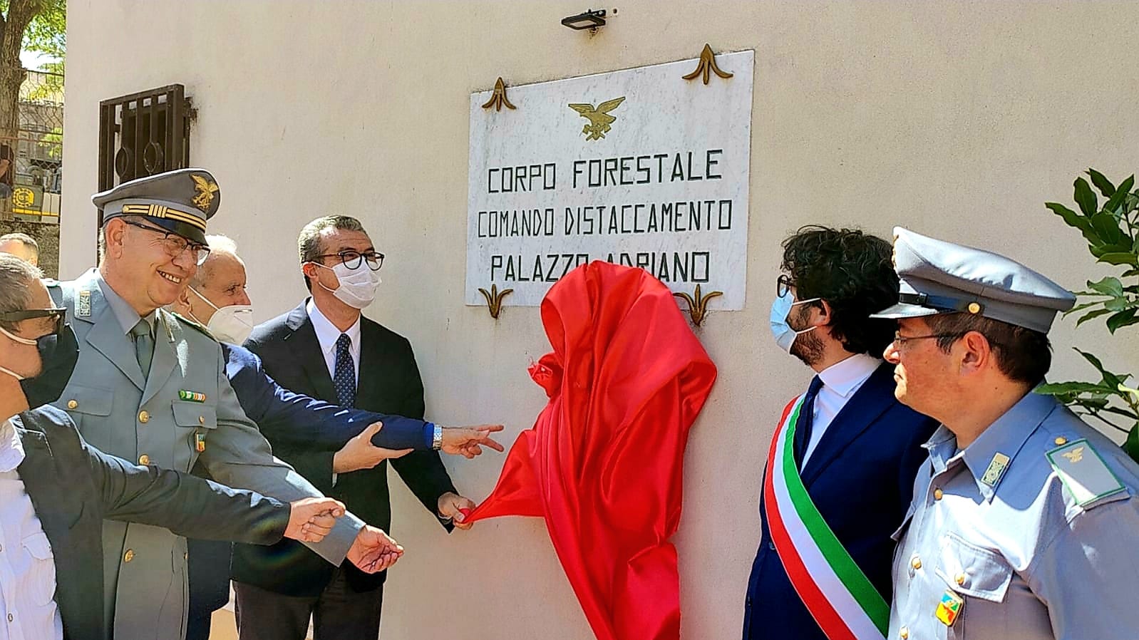 Corpo forestale, Cordaro inaugura il distaccamento di Palazzo Adriano
