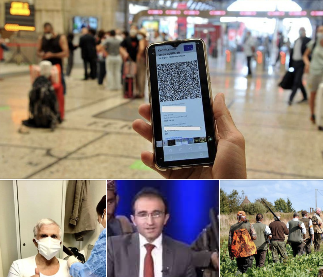 #Tanomattinale 1 settembre 2021: Green Pass, discordia e rabbia, Sicilia stop alla caccia, le ragioni di Biden