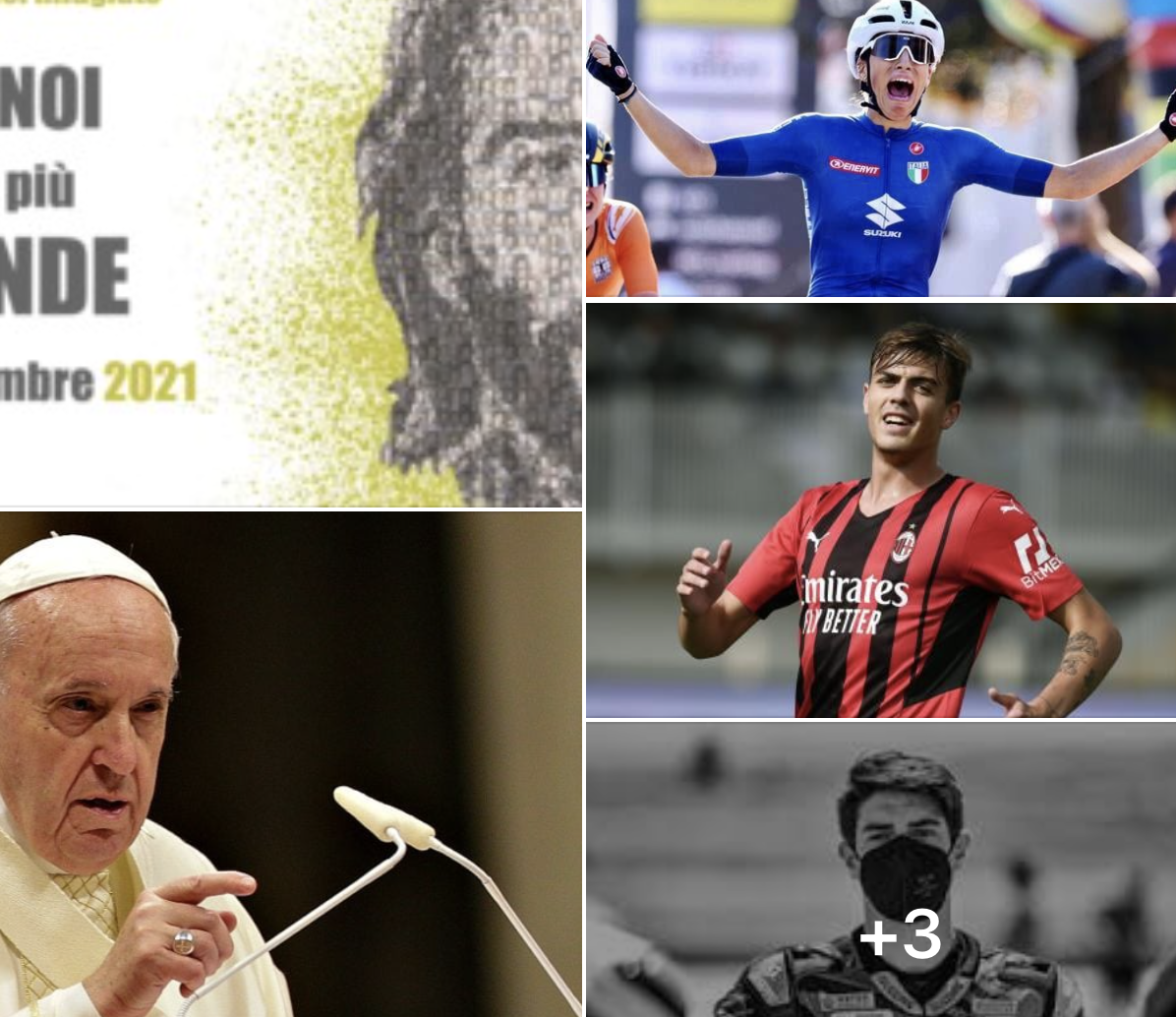 #Tanomattinale 26 settembre 2021: la meravigliosa utopia di Papa Francesco, Elisa, Daniel e il povero Dean Berta, ciao ciao grande Angela, onore a Mauro