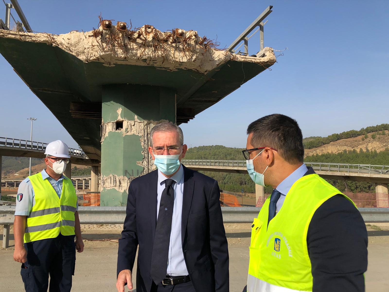 Demolizione viadotto Salso, Falcone: “Tappa importante”