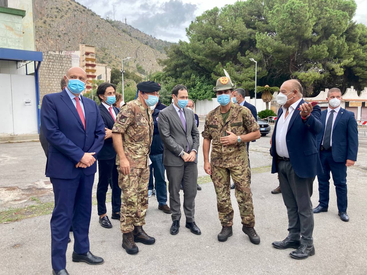 Figliuolo a Palermo: “Ottima organizzazione e lavoro di squadra”