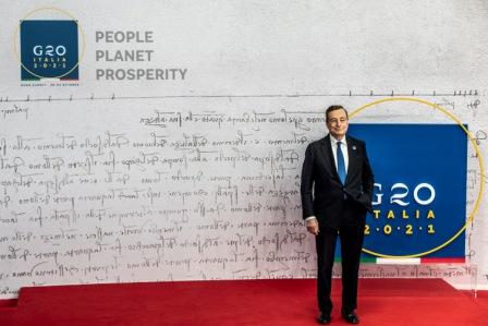 G20, Draghi “Impegno su clima non più rinviabile”
