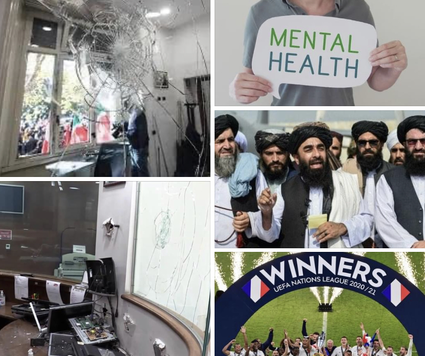 Tanomattinale 11 ottobre 2021: il fascio minaccia, il Covid “ha eroso” la salute mentale, Usa e talebani, ai francesi la Nations League