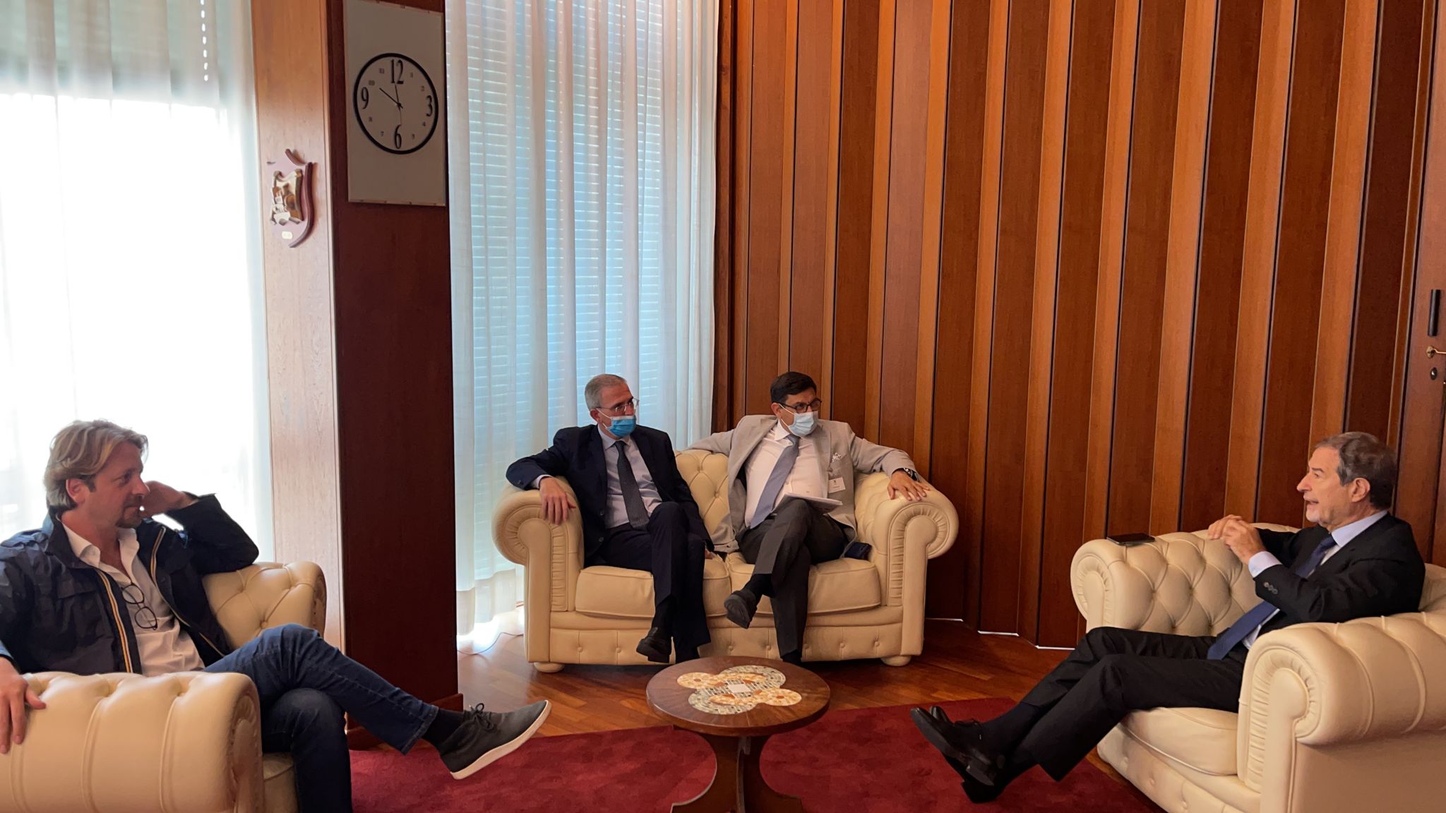 Aeroporto di Trapani, Musumeci incontra presidente Airgest Ombra