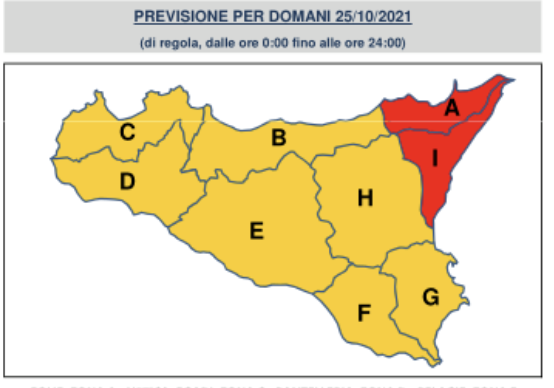 Allerta meteo, ordinanza chiusura di scuole e uffici in molti comuni dell’Isola