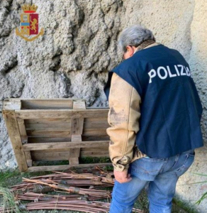 100 chili di rame recuperato, 100 persone controllate, 30 località sensibili ispezionate, 36 agenti...