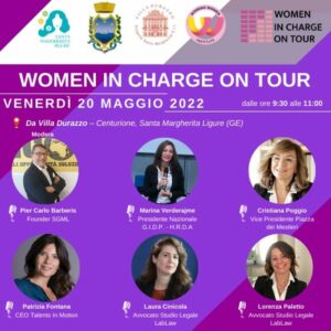 SANTA MARGHERITA LIGURE (ITALPRESS) – Gli Stati Generali Mondo del Lavoro e Women in Charge on Tour...