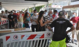 Coronavirus, variante Delta, vaccinazioni e tamponi in aumento nell'Hub della Fiera del...