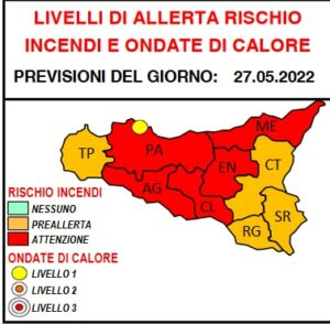"Oggi quasi tutta la Sicilia sarà in allerta rossa per il rischio di incendi. Dove saranno operativi...
