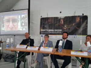 L'ostello dei lavoratori stagionali all'interno del campo di accoglienza di Cassibile, nel...