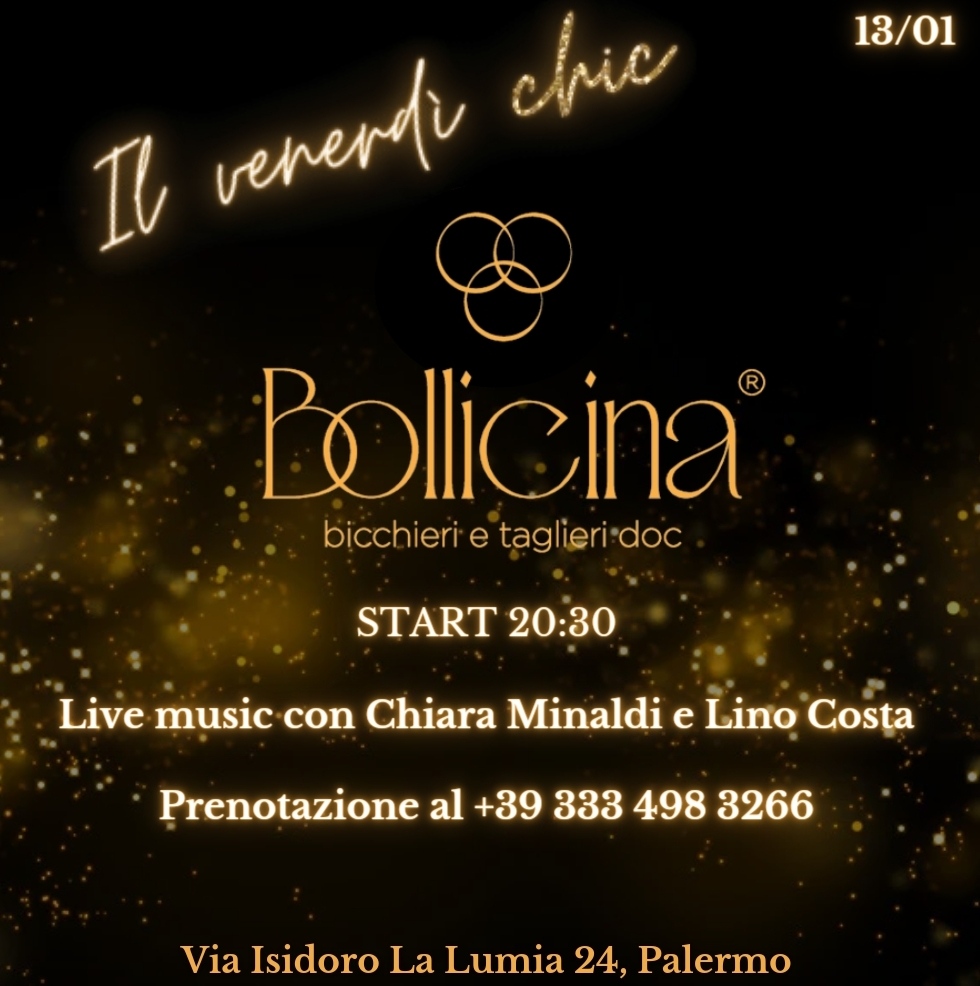 Per i “venerdì chic” di Bollicina, eccellenze gastronomiche, cantina ricercata e musica