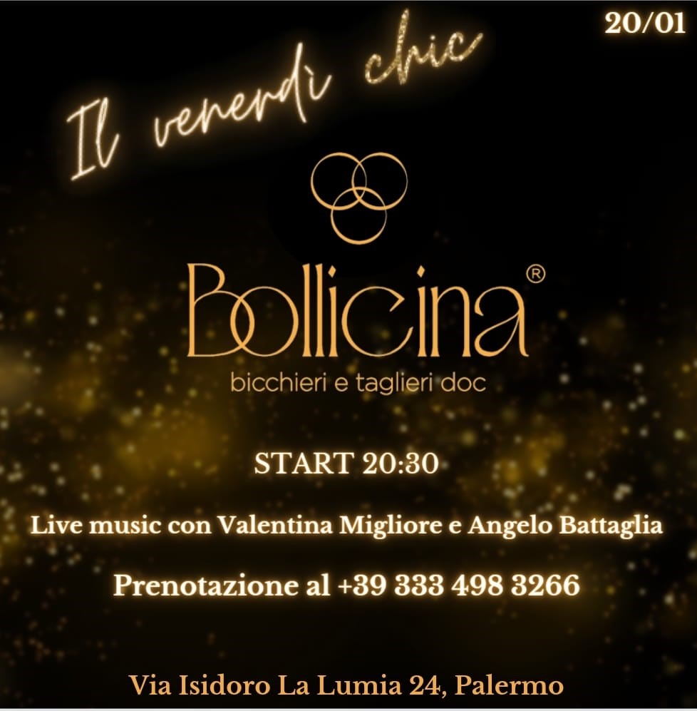 Da Bollicina il venerdì chic, dalle migliori cantine e dal groove del “Migliore&Battaglia Duo”