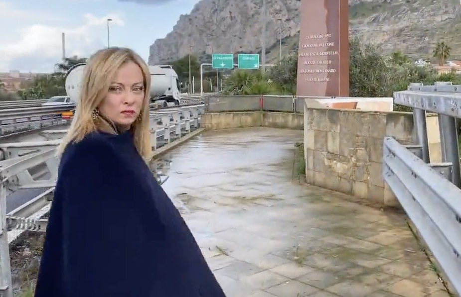 Meloni a Palermo dopo l’arresto di Messina Denaro: “Una grande vittoria dello Stato”