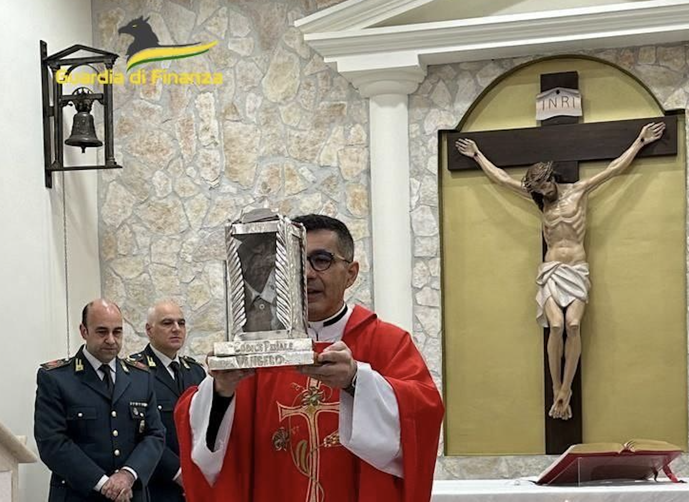 Reliquia del giudice Livatino presso il comando generale Gdf