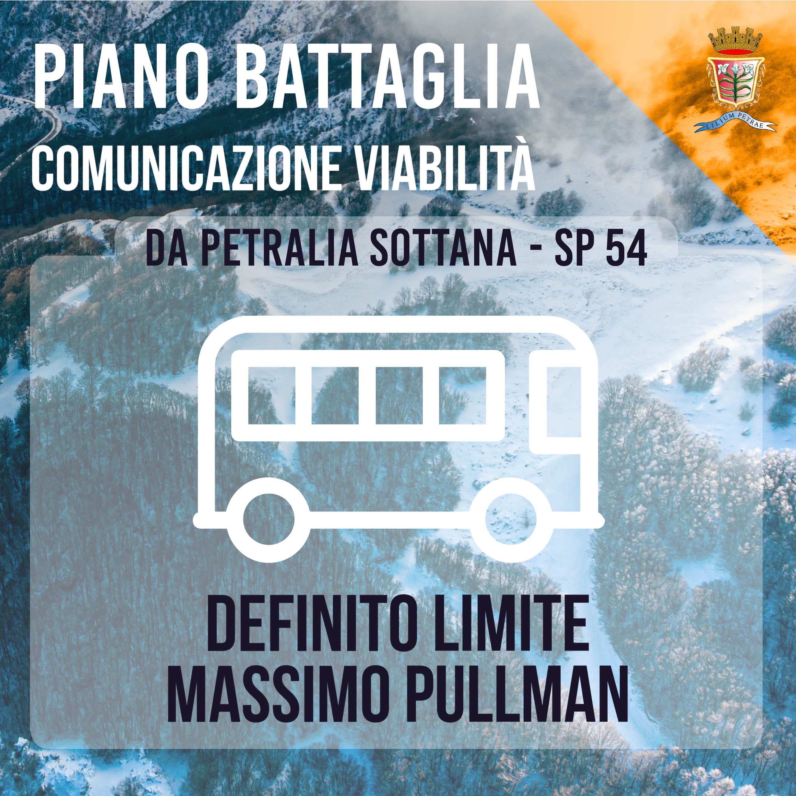 Limitazioni autobus per Piano Battaglia nei festivi e prefestivi