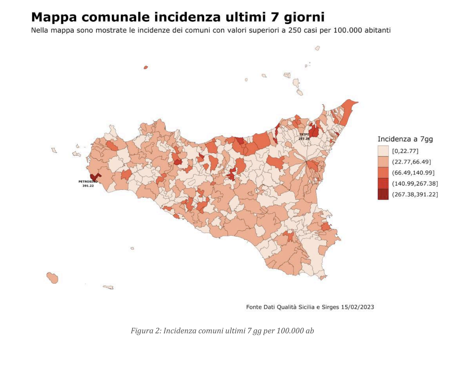 Bollettino settimanale Covid: contagi e ricoveri in netto calo (-25,55%)