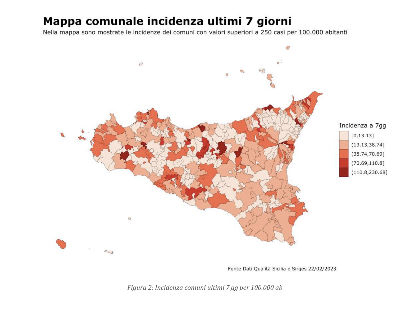Bollettino settimanale Covid: contagi in calo (-14,03%) ricoveri in lieve aumento