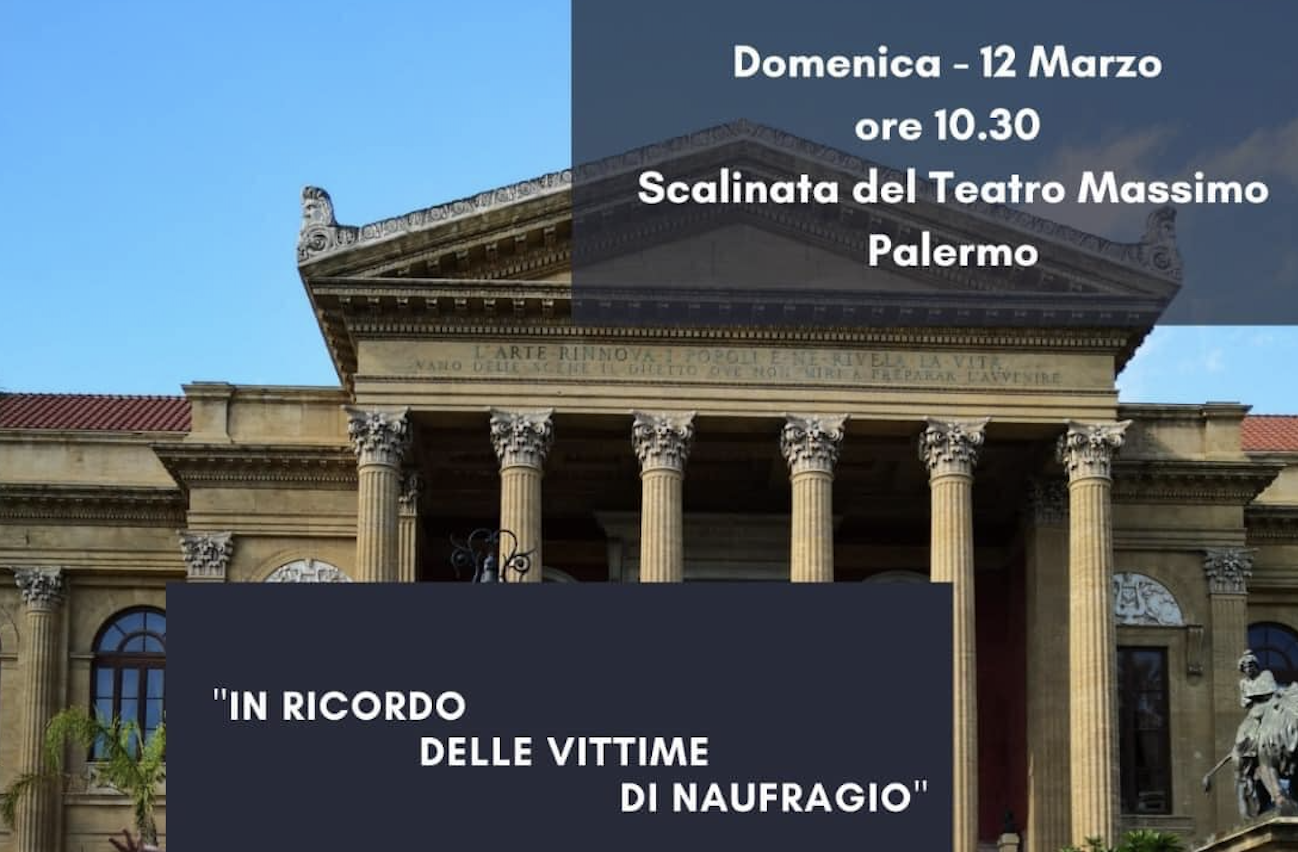 Sulla scalinata del Massimo, il 12 marzo si commemorano le vittime del naufragio di Cutro