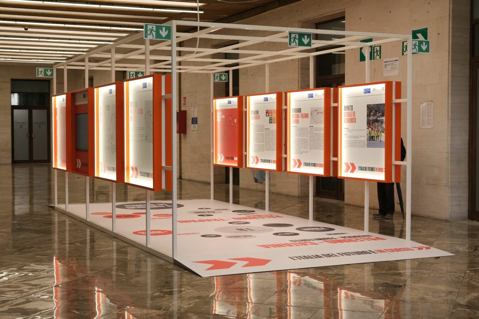 “Cantieri parlanti”, infopoint delle Ferrovie alla stazione Palermo Centrale