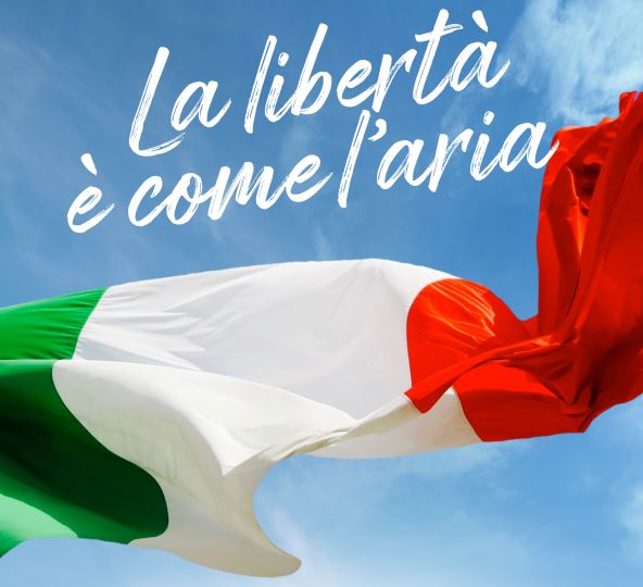 25 Aprile, frase di Calamandrei nel manifesto celebrativo