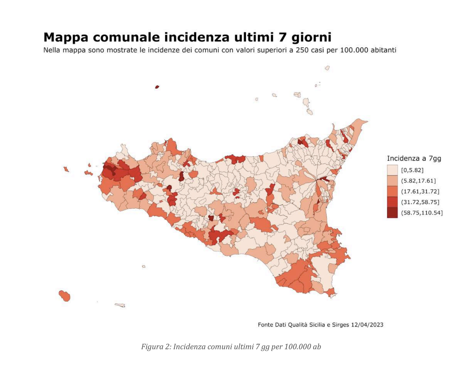 Covid, bollettino settimanale: in Sicilia casi in discesa -17,94%