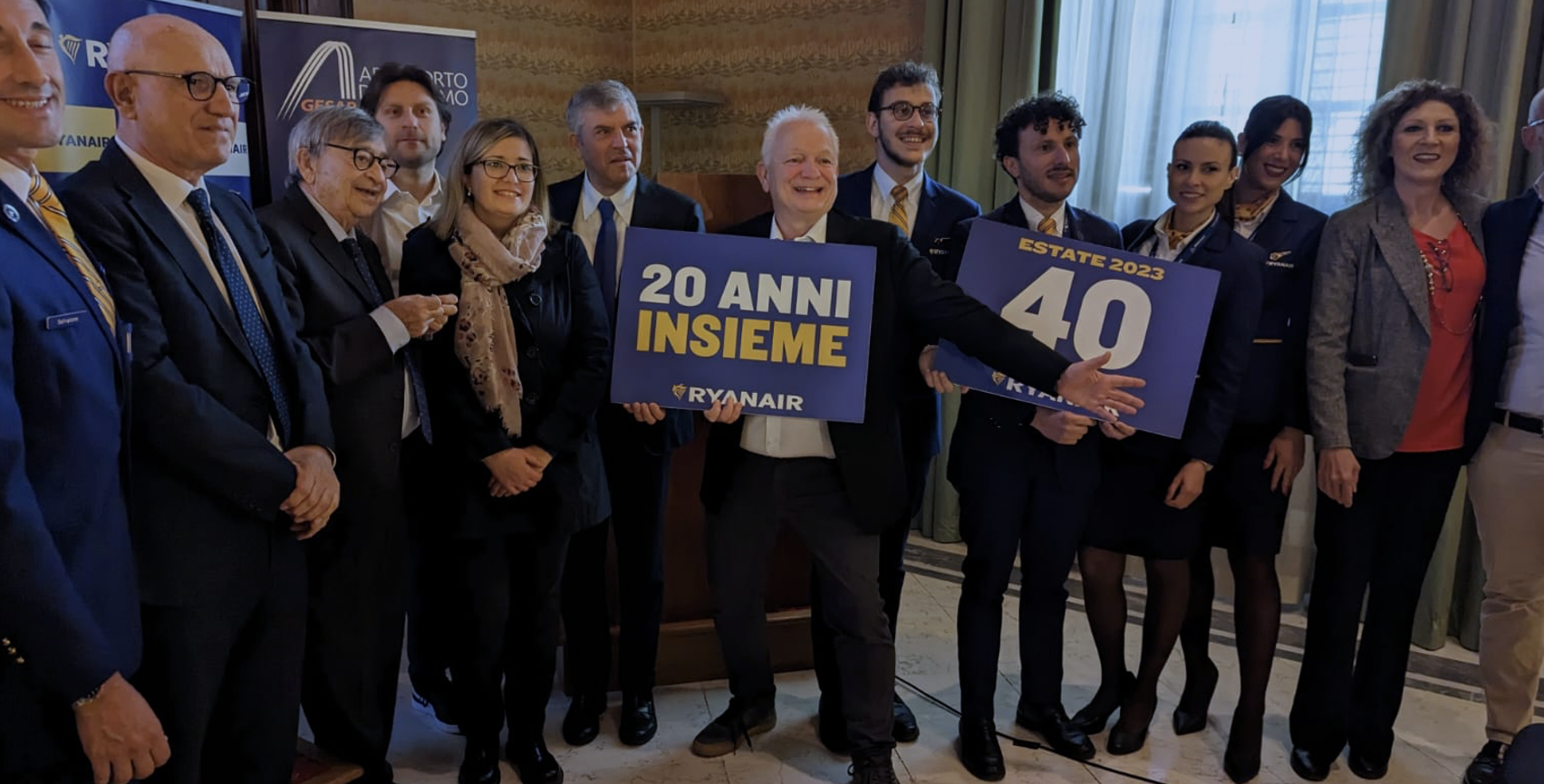 Ryanair 40 rotte da Palermo per l’estate 2023