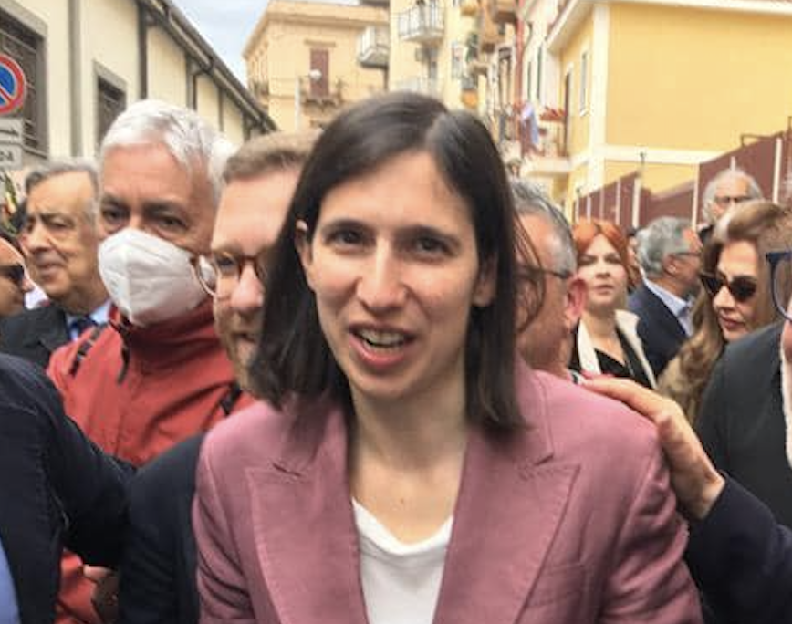 Elly Schlein a Palermo, ricorda Pio La Torre e Rosario Di Salvo