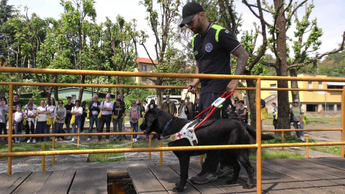 Apre le porte il centro di addestramento cani guida Lions di Limbiate
