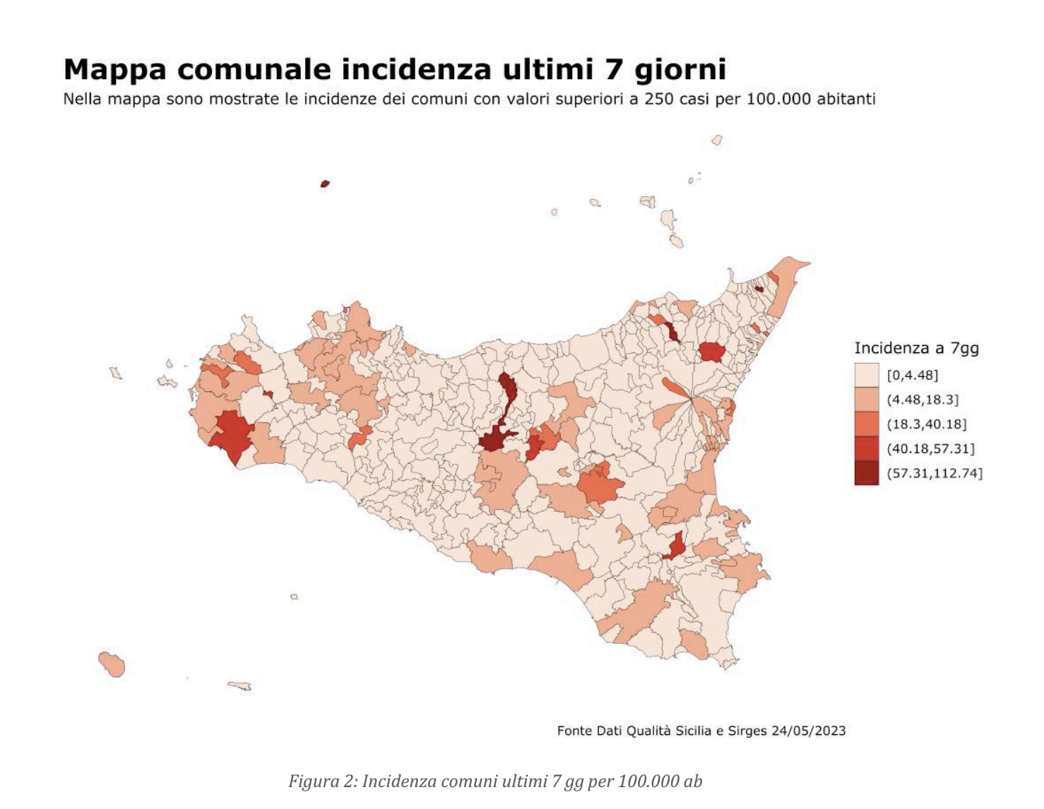 Covid, bollettino settimanale: dimezzati i nuovi casi in Sicilia (-42%)