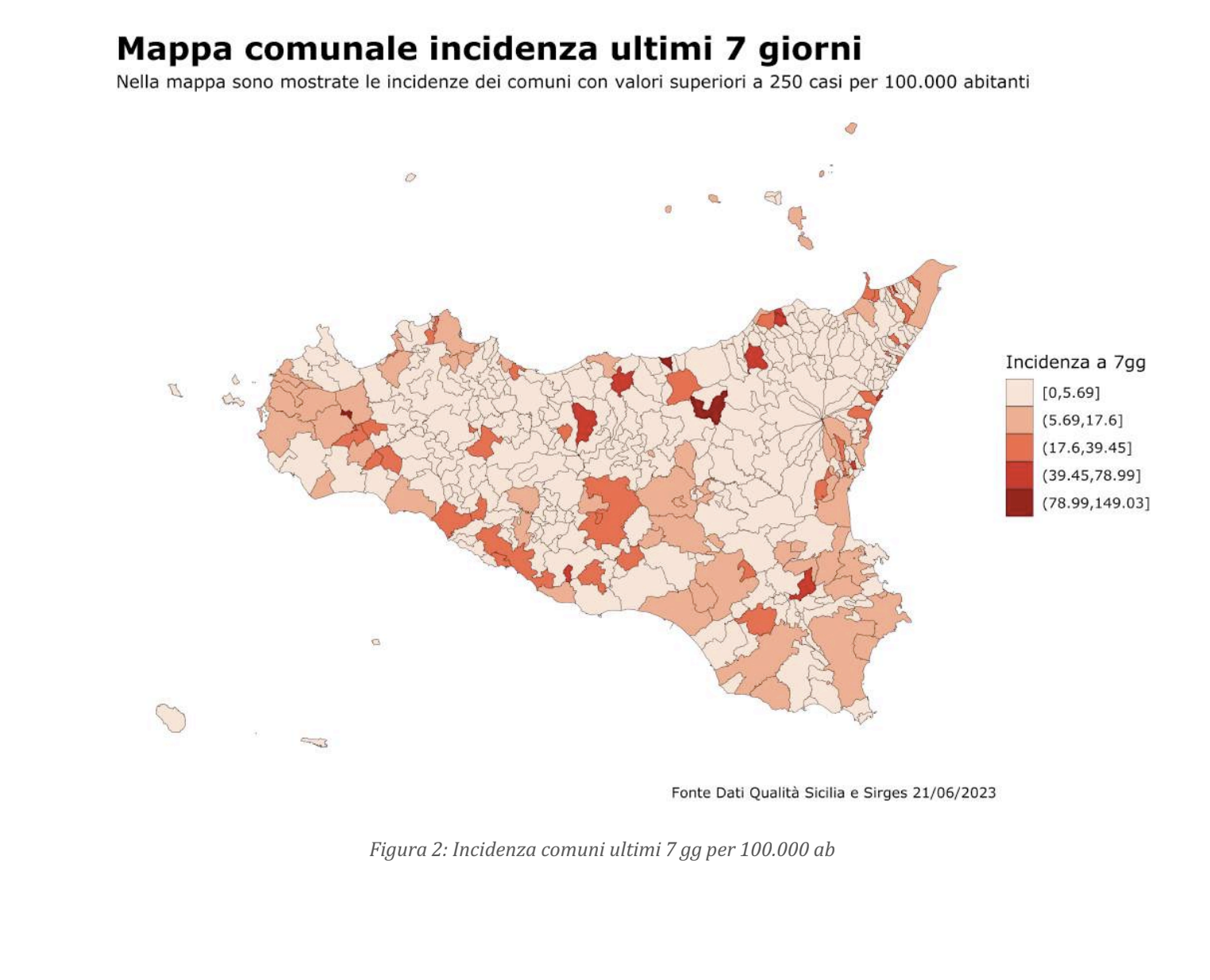 Covid, bollettino settimanale: continua il calo di nuovi casi in Sicilia (-21,45%)