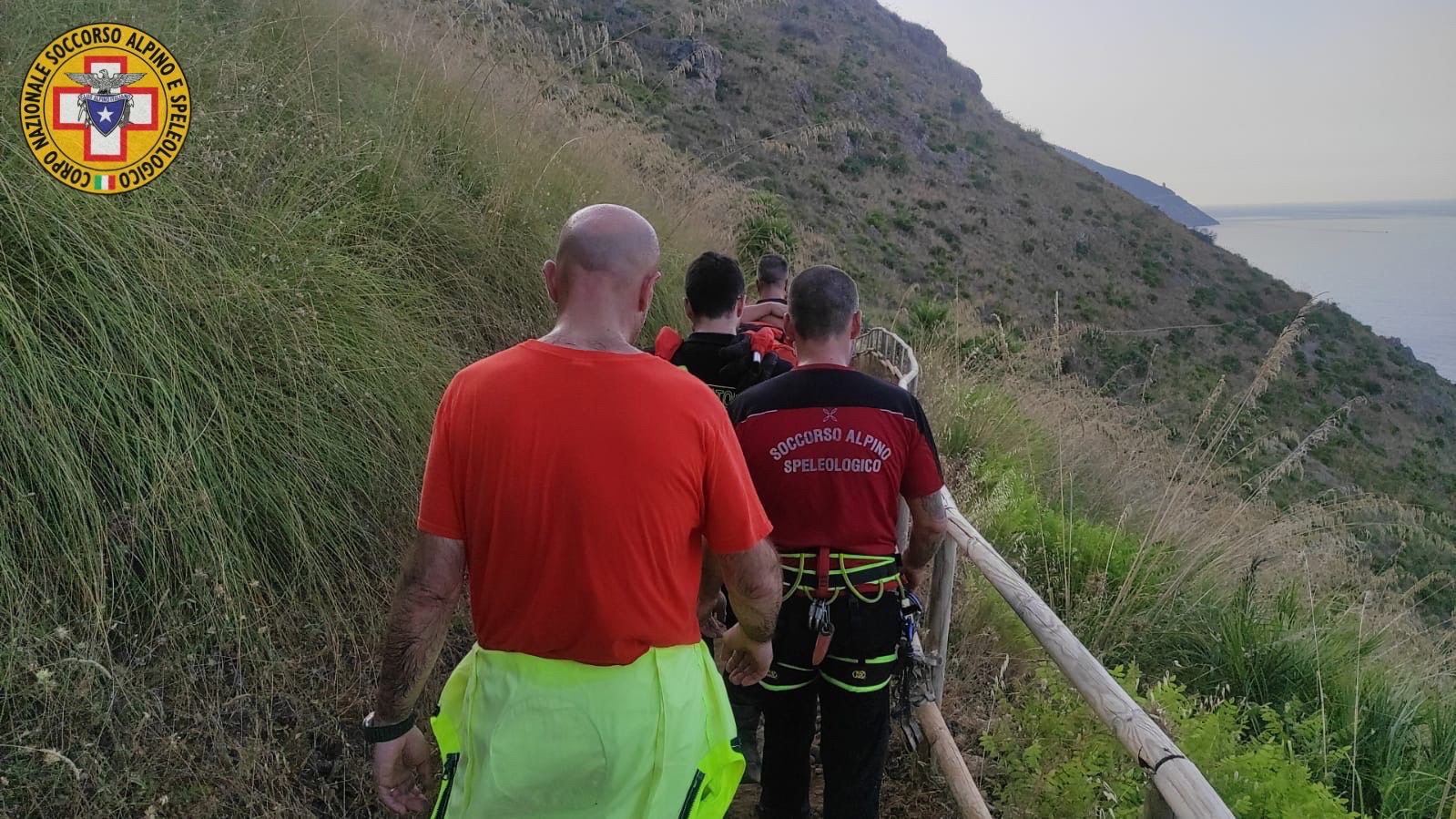 Riserva dello Zingaro, recuperato un turista calabrese ferito