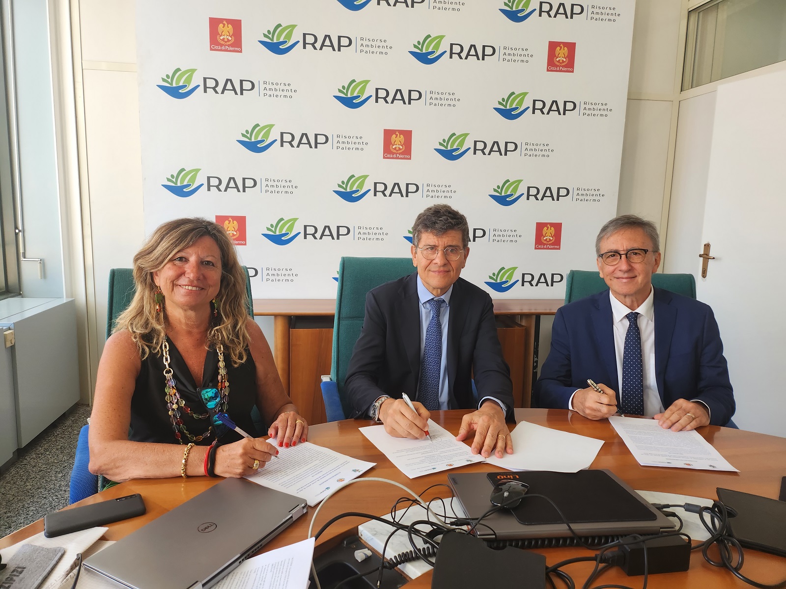 Firmato protocollo tra RAP, Polizia Municipale e Provinciale su contrasto illeciti rifiuti
