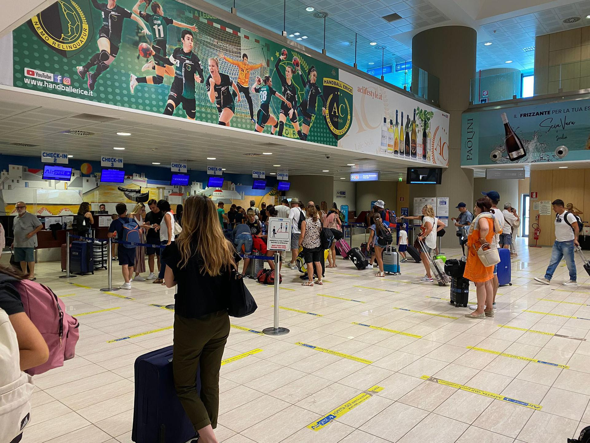 Emergenza Fontanarossa: Trapani raddoppia il transito ordinario ma la situazione è sotto controllo