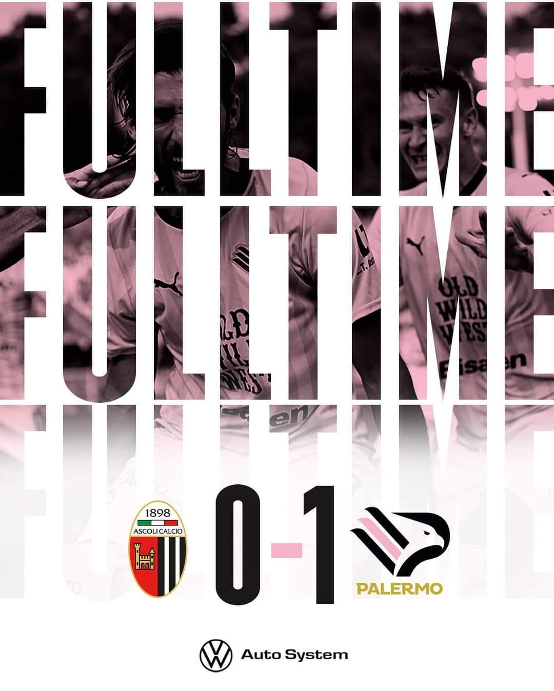 Il Palermo batte il Del Duca e vola a 10 punti: terza vittoria consecutiva