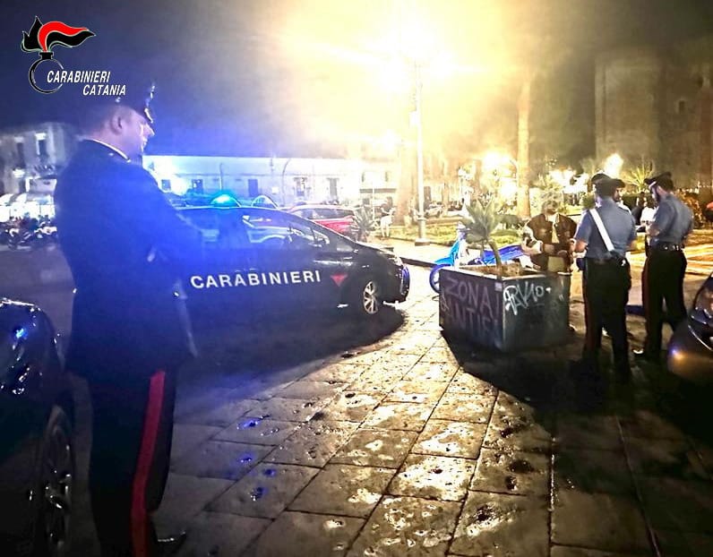 Operazione interforze a Catania contro la movida selvaggia