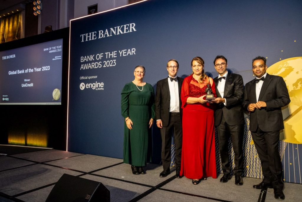 UniCredit nominata “Global Bank of the Year 2023” da The Banker