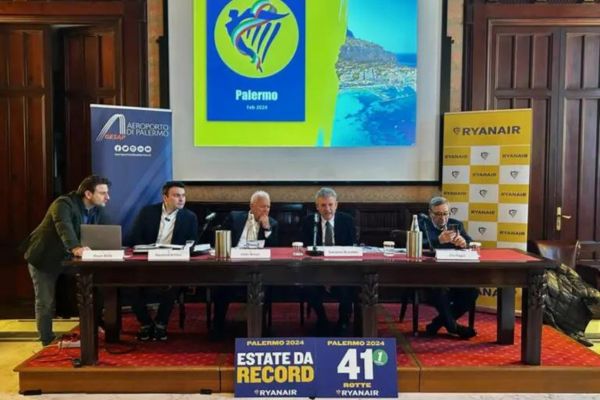 Aeroporto Palermo, Ryanair e Gesap presentano 41 rotte per l’estate